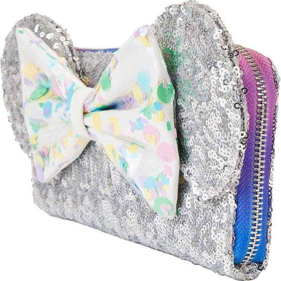 Sequin Wallet with Strap Disney Mickey Mouse & Friends Birthday Celebration - Picture 3 of 5
